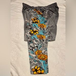 Ashley Stewart Floral Fall Legging